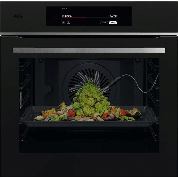 aeg-tt9pb831at-electric-built-in-single-oven-with-touch-controls-black-1154837846 AEG TT9PB831AT Electric Built in Single Oven with Touch Controls Black - Image 1