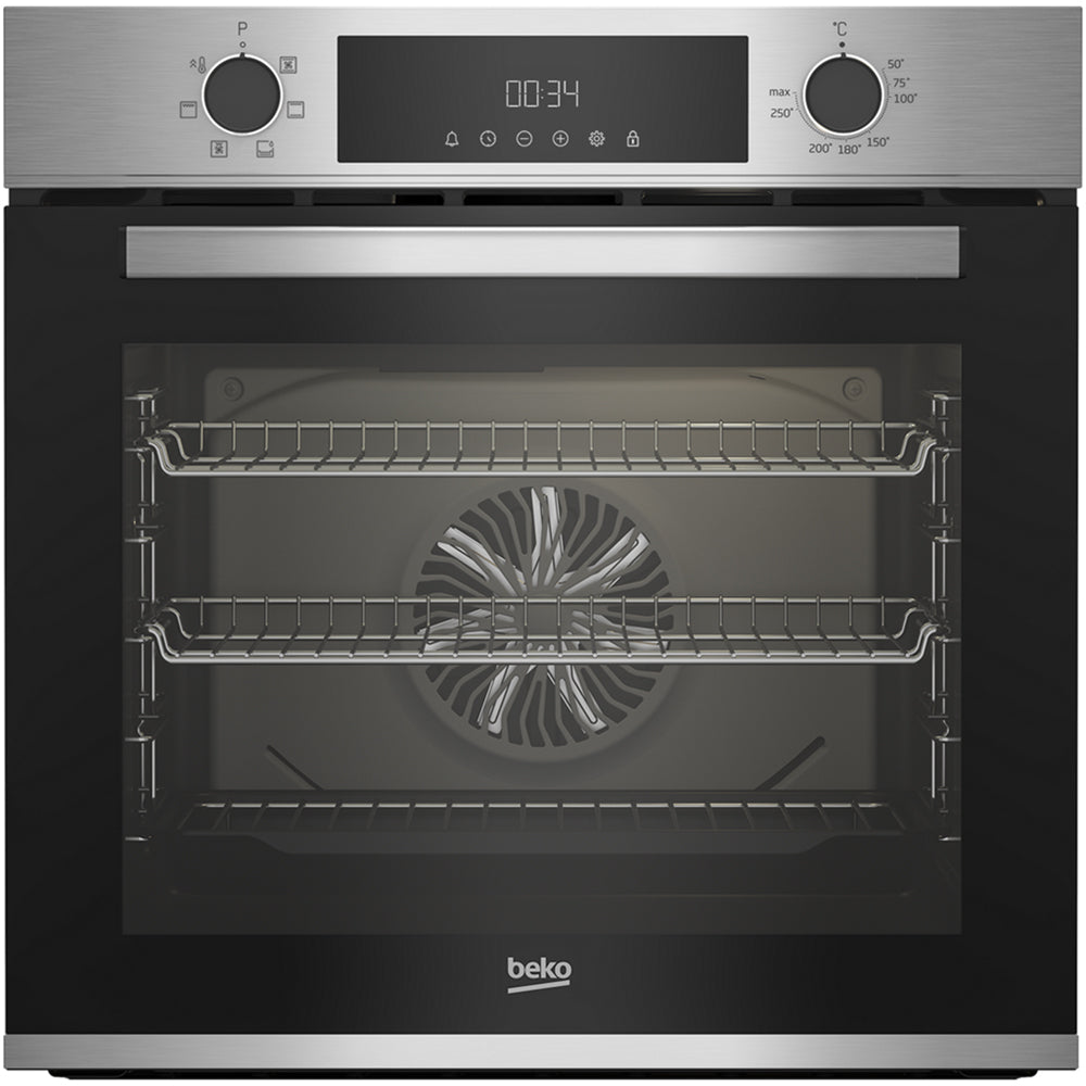 beko-aeroperfect-cimy91x-60cm-built-in-recyclednet-single-multi-function-oven-stainless-steel-1082388516 Beko AeroPerfect™ CIMY91X 60cm Built In RecycledNet® Single Multi- function Oven - Stainless Steel - Image 1