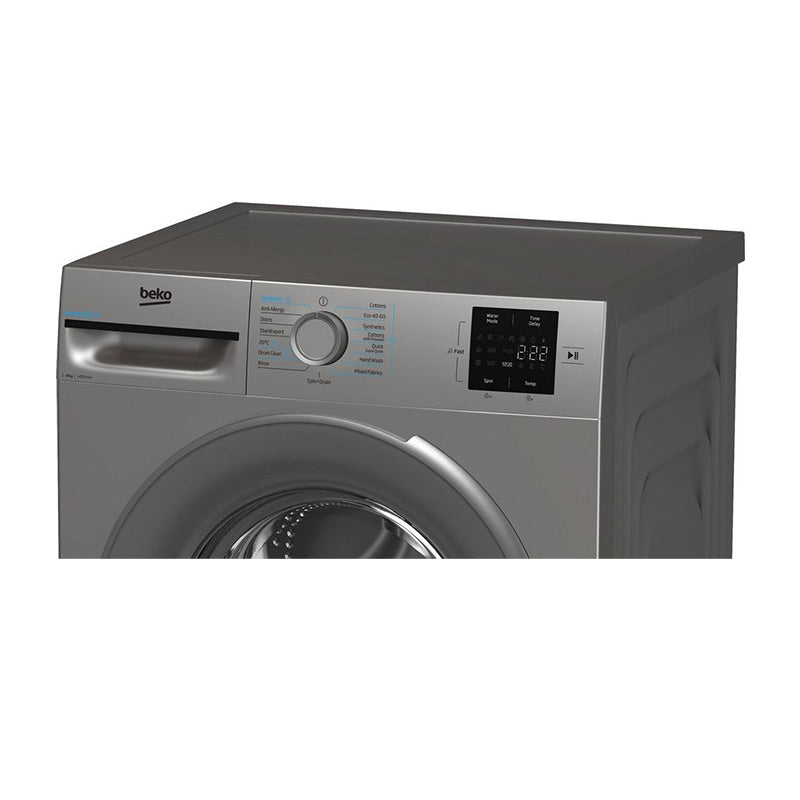 beko-bmn3wt3841s-8kg-1400-spin-washing-machine-silver-silver-1082388664 Beko BMN3WT3841S 8kg 1400 Spin Washing Machine Silver - Image 4