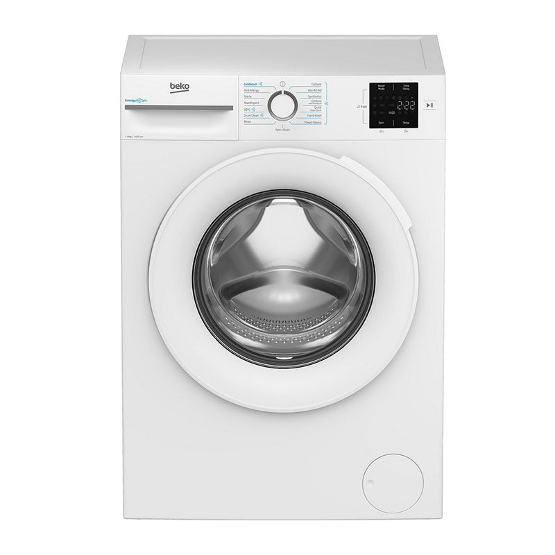 beko-bmn3wt3841w-8kg-1400-spin-washing-machine-white-white-1082388668 Beko BMN3WT3841W 8kg 1400 Spin Washing Machine White - Image 1