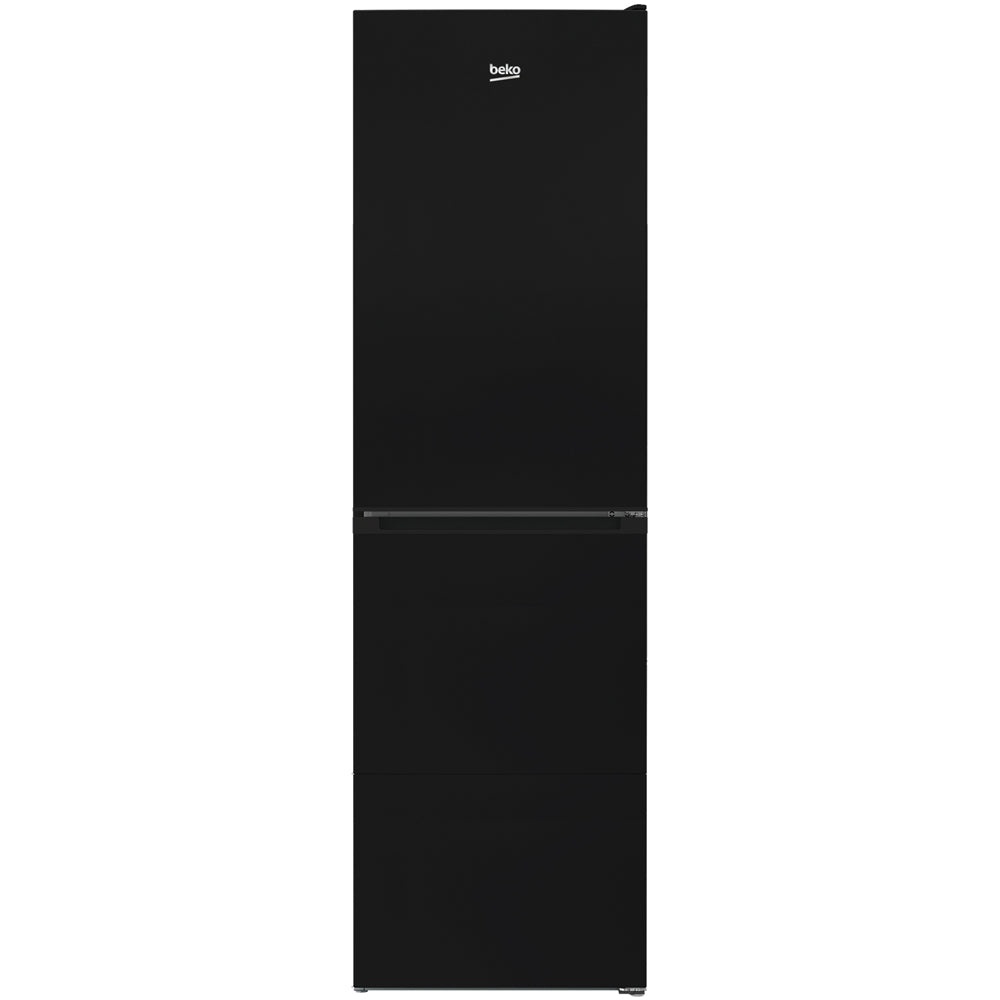 beko-ccfm4582b-frost-free-fridge-freezer-black-black-1082388705 Beko CCFM4582B Frost Free Fridge Freezer Black - Image 1