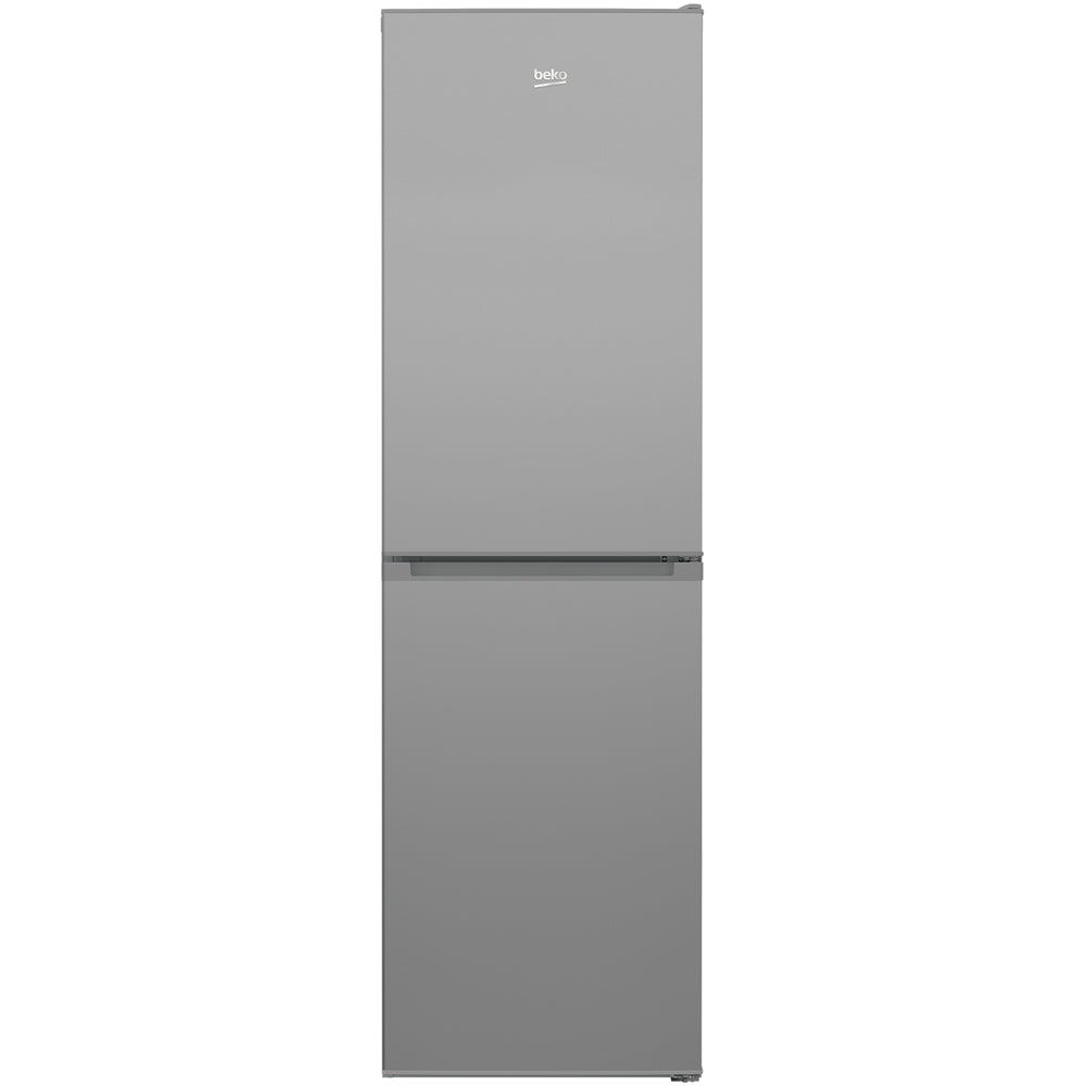 beko-ccfm4582s-frost-free-fridge-freezer-silver-silver-1082388715 Beko CCFM4582S Frost Free Fridge Freezer Silver - Image 1