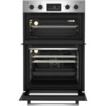 Beko CDFY22309X 60cm Built In Double Oven Stainless Steel