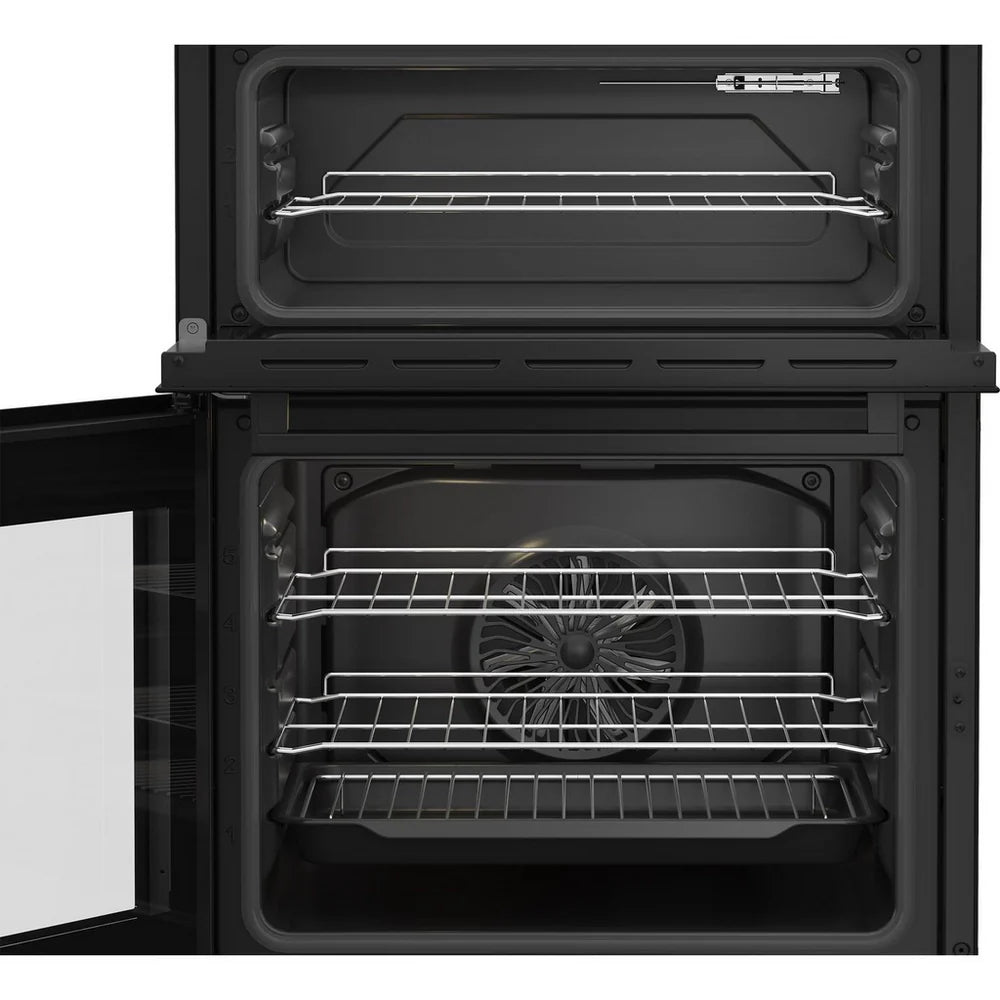 beko-edc6731k-60cm-double-oven-electric-cooker-with-vitroceramic-hob-black-1172591528 Beko EDC6731K 60cm Double Oven Electric Cooker with Vitroceramic Hob Black - Image 5