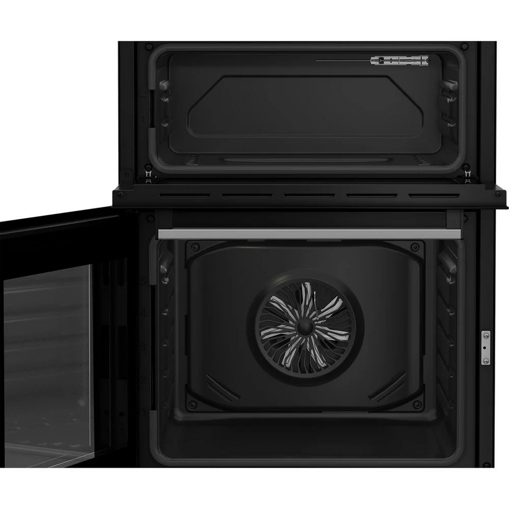 beko-edc6731s-60cm-double-oven-electric-cooker-with-vitroceramic-hob-silver-1172591533 Beko EDC6731S 60cm Double Oven Electric Cooker with Vitroceramic Hob Silver - Image 6