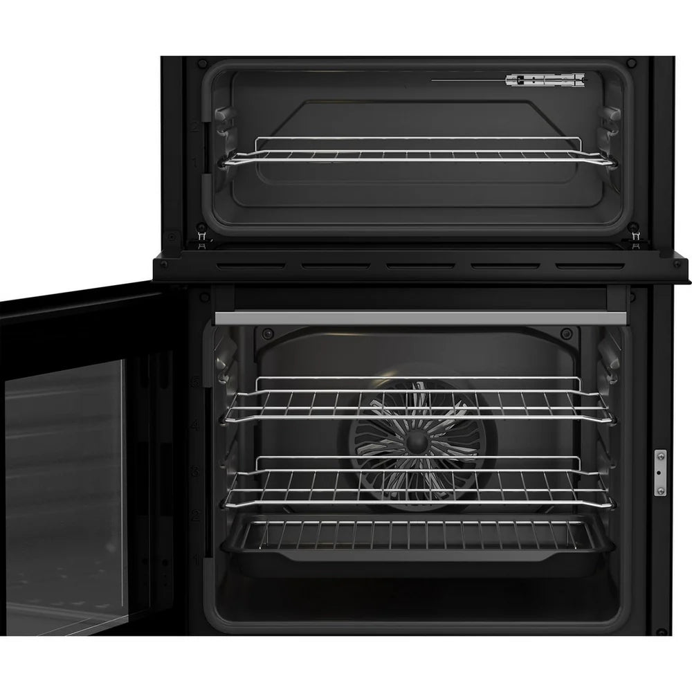 beko-edc6731s-60cm-double-oven-electric-cooker-with-vitroceramic-hob-silver-1172591534 Beko EDC6731S 60cm Double Oven Electric Cooker with Vitroceramic Hob Silver - Image 5