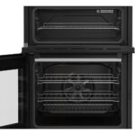 Beko EDC6731W 60cm Double Oven Electric Cooker with Vitroceramic Hob White - Image 5