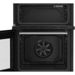Beko EDC6731W 60cm Double Oven Electric Cooker with Vitroceramic Hob White - Image 6