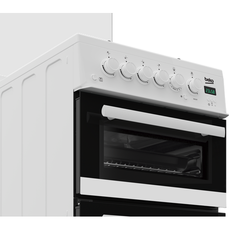 beko-edg507w-freestanding-double-oven-gas-cooker-with-gas-hob-white-1082389063 Beko EDG507W Freestanding Double Oven Gas Cooker with Gas Hob White - Image 6