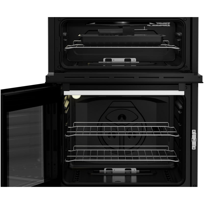 beko-edg6231w-60cm-twin-cavity-gas-cooker-with-enamel-hob-white-1082389070 Beko EDG6231W 60cm Twin Cavity Gas Cooker with Enamel Hob White - Image 5