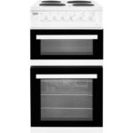 Beko EDP503W 50cm Electric Double Oven with Grill Cooker White