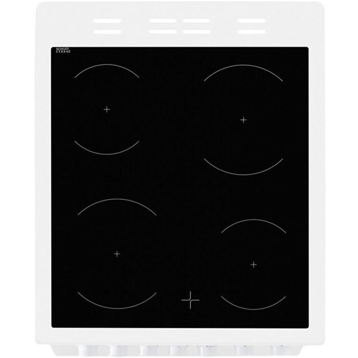 Beko EDVC503W 50cm Electric Double Oven with Ceramic Hob - White - Image 2