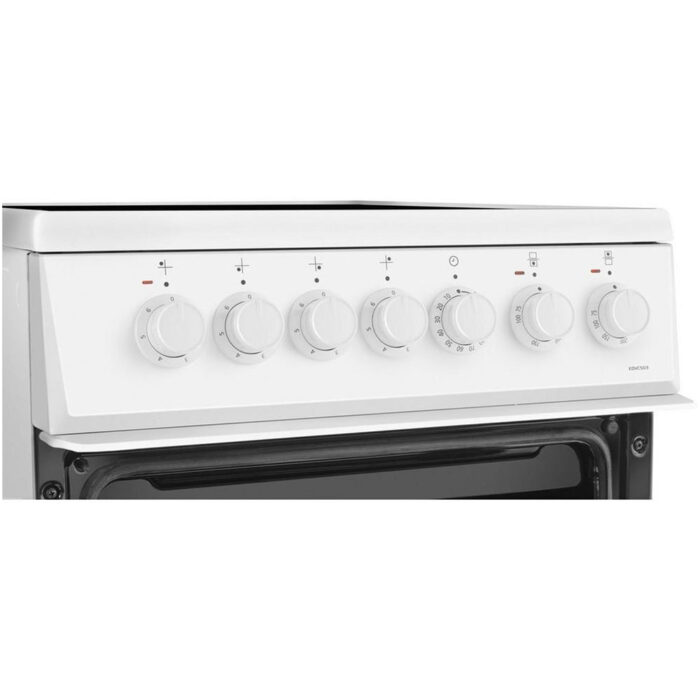 Beko EDVC503W 50cm Electric Double Oven with Ceramic Hob - White - Image 3