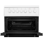 Beko EDVC503W 50cm Electric Double Oven with Ceramic Hob - White - Image 4