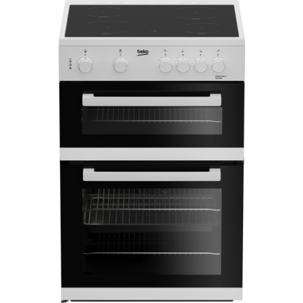 Beko ETC611W 60cm Oven Electric Cooker with Ceramic Hob White