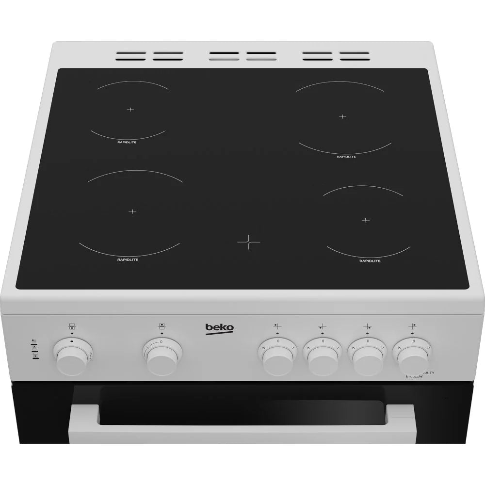 beko-etc611w-60cm-oven-electric-cooker-with-ceramic-hob-white-1082389147-1 Beko ETC611W 60cm Oven Electric Cooker with Ceramic Hob White - Image 6