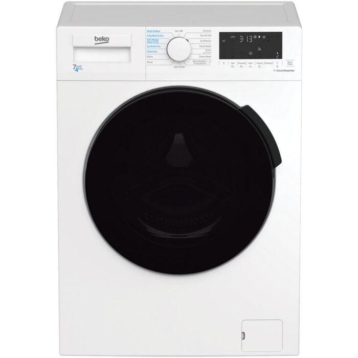 Beko WDL742441W 7kg/4kg 1200 Spin Washer Dryer - White - Image 1