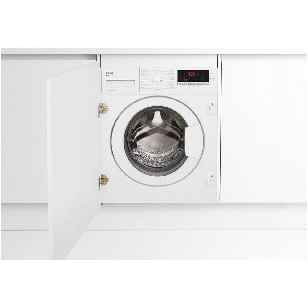 beko-wtik74151f-7kg-1400rpm-integrated-recycledtub-washing-machine-white-1082389360 Beko WTIK74151F 7kg 1400rpm Integrated RecycledTub™ Washing Machine - White - Image 2