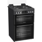 Blomberg GGRN655N 60cm Freestanding Double Oven Gas Cooker Anthracite - Image 2