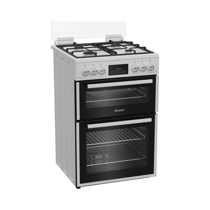 Blomberg GGRN655W 60cm Freestanding Double Oven Gas Cooker White - Image 2