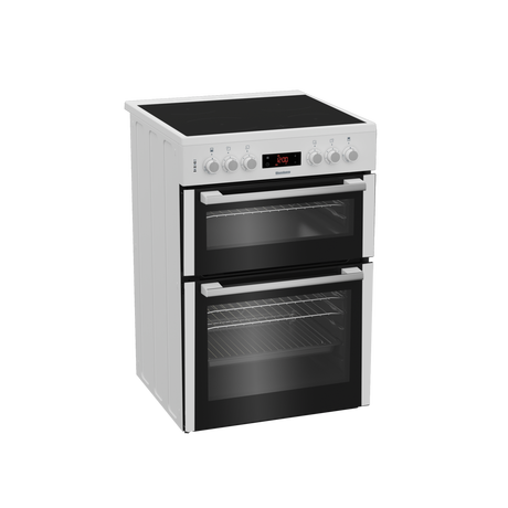 blomberg-hkn65w-60cm-electric-double-oven-with-ceramic-hob-white-1082390048 Blomberg HKN65W 60cm Electric Double Oven with Ceramic Hob White - Image 2