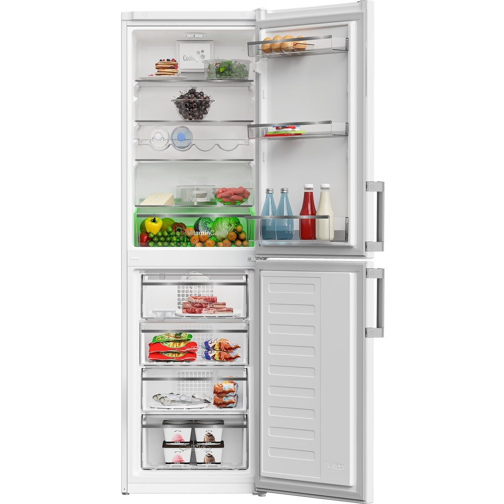blomberg-kgm4574v-frost-free-fridge-freezer-white-white-1082390122 Blomberg KGM4574V Frost Free Fridge Freezer White - Image 2