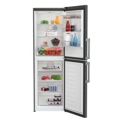 blomberg-kgm4663g-59-5cm-frost-free-fridge-freezer-graphite-graphite-1082390153 Blomberg KGM4663G 59.5cm Frost Free Fridge Freezer Graphite - Image 2