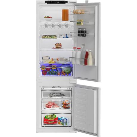 blomberg-kne4554evi-frost-free-integrated-fridge-freezer-white-1082390239 Blomberg KNE4554EVI Frost Free Integrated Fridge Freezer White - Image 1