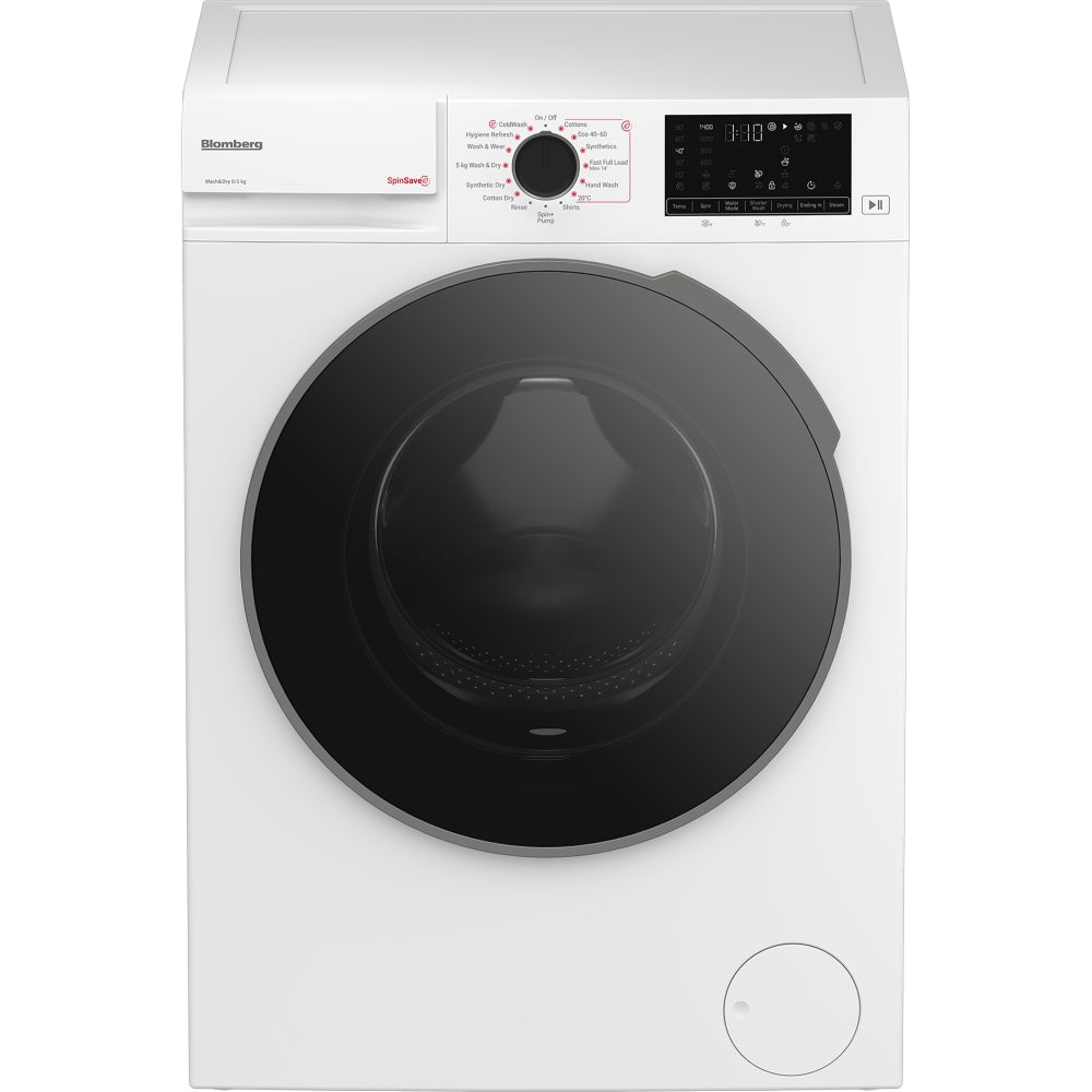 blomberg-lrf854311w-8-5kg-1400-spin-freestanding-washer-dryer-white-clearance-1170799006 Blomberg LRF854311W 8+5kg 1400 Spin Freestanding Washer Dryer White - CLEARANCE - Image 1