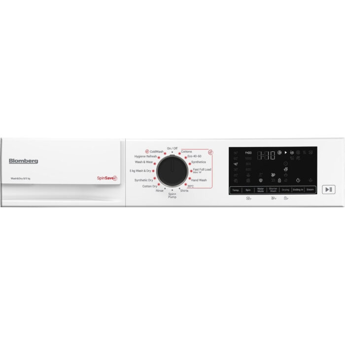Blomberg LRF854311W 8+5kg 1400 Spin Freestanding Washer Dryer White - CLEARANCE - Image 7