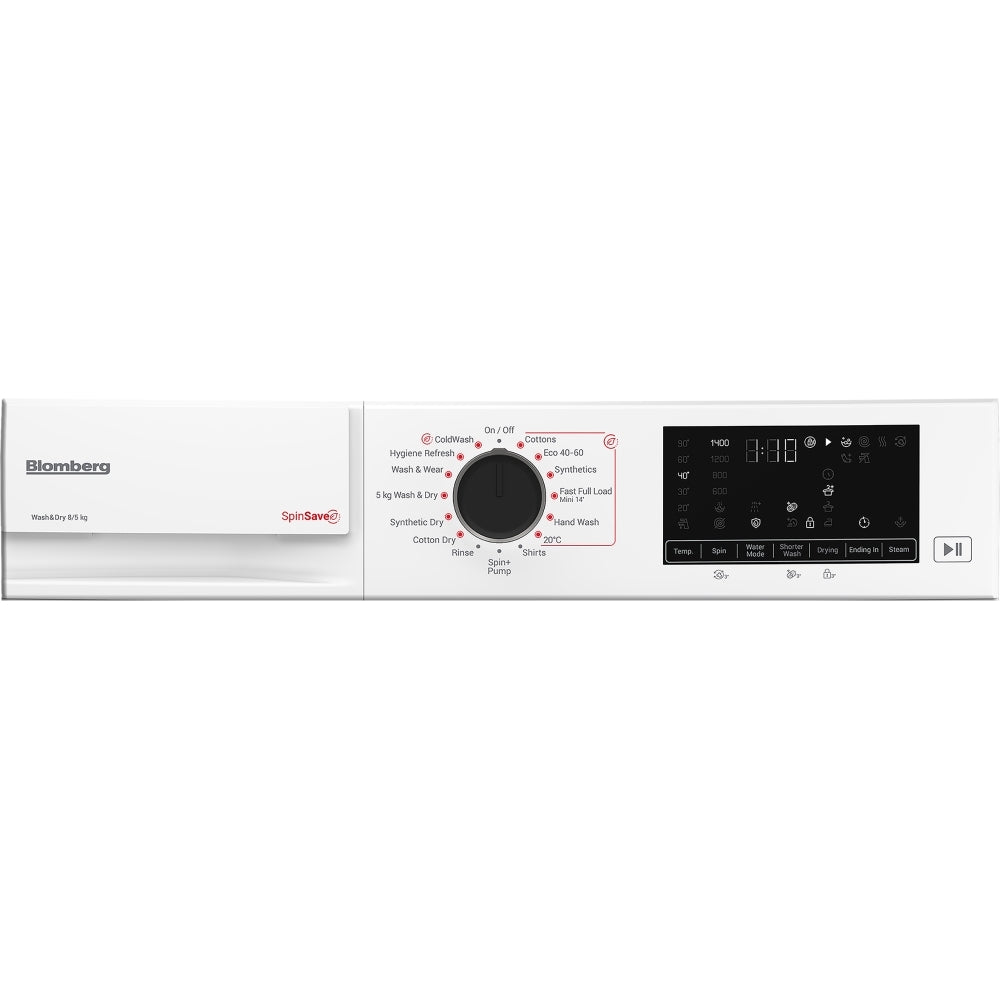 blomberg-lrf854311w-8-5kg-1400-spin-freestanding-washer-dryer-white-clearance-1170799010 Blomberg LRF854311W 8+5kg 1400 Spin Freestanding Washer Dryer White - CLEARANCE - Image 7