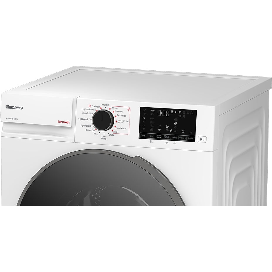 blomberg-lrf854311w-8-5kg-1400-spin-freestanding-washer-dryer-white-clearance-1170799015 Blomberg LRF854311W 8+5kg 1400 Spin Freestanding Washer Dryer White - CLEARANCE - Image 6