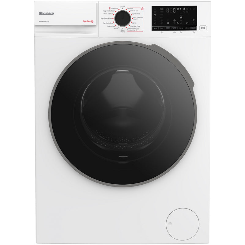 blomberg-lrf854311w-8-5kg-1400-spin-washer-dryer-white-1082390391 Blomberg LRF854311W 8+5kg 1400 Spin Washer Dryer White - Image 1