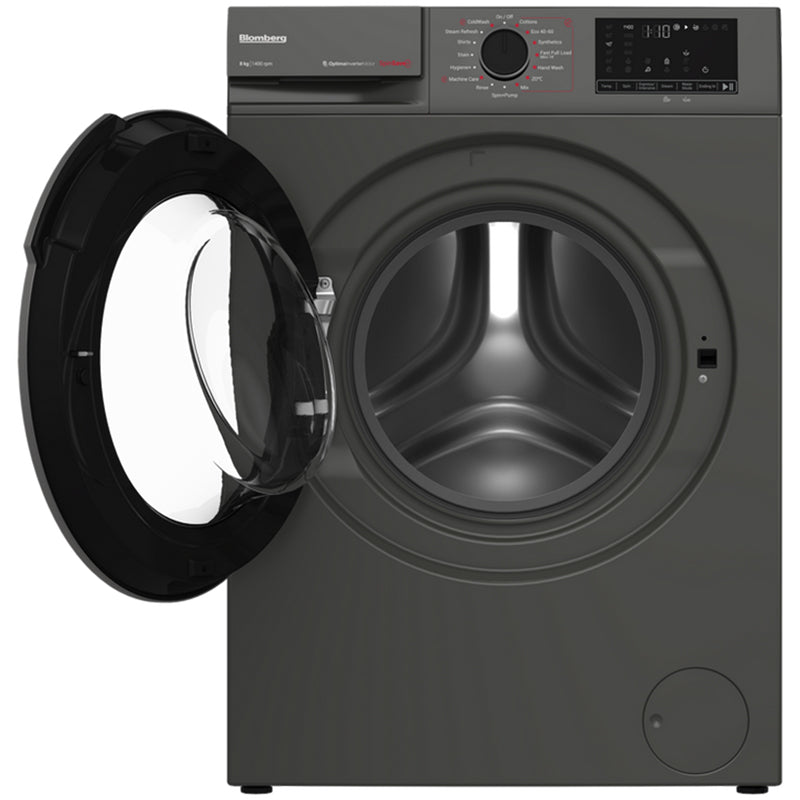 blomberg-lwa18461g-8kg-1400-spin-washing-machine-graphite-1082390565 Blomberg LWA18461G 8kg 1400 Spin Washing Machine Graphite - Image 3