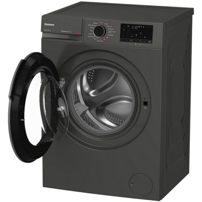 Blomberg LWA18461G 8kg 1400 Spin Washing Machine Graphite - Image 4