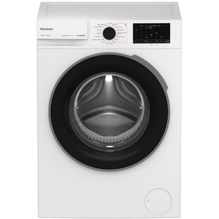 Blomberg LWA18461W 8kg 1400 Spin Washing Machine - White - Image 1
