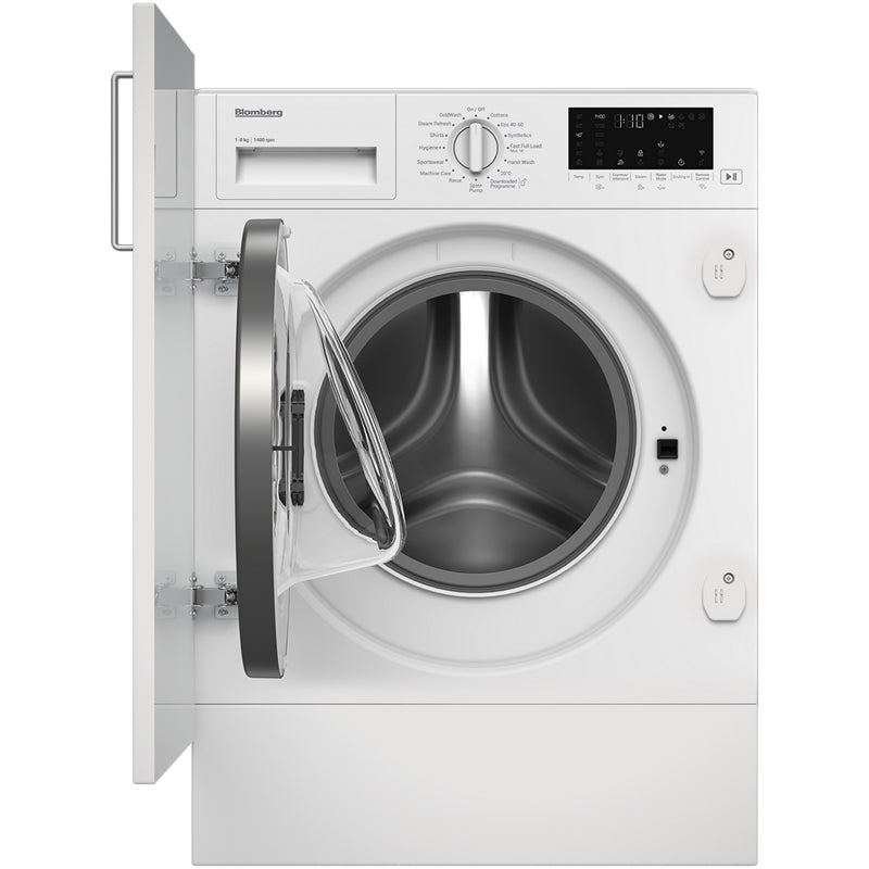blomberg-lwi284420-8kg-1400-spin-integrated-washing-machine-1082390823 Blomberg LWI284420 8kg 1400 Spin Integrated Washing Machine - Image 1