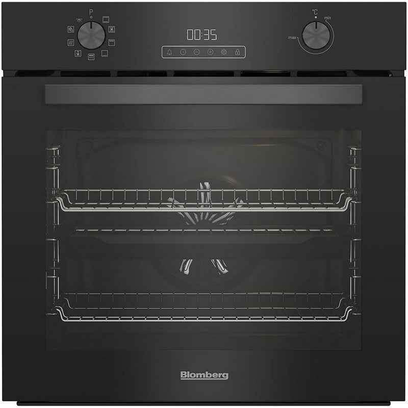 blomberg-roen8232bp-60cm-built-in-electric-single-oven-black-1082390967 Blomberg ROEN8232BP 60cm Built In Electric Single Oven Black - Image 1