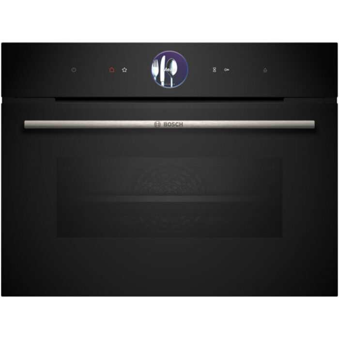 Bosch CSG7361B1 47L Series 8 Built-In Steam Combi Oven Black - A Rated - Image 1