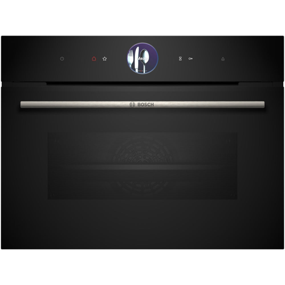 bosch-csg7361b1-47l-series-8-built-in-steam-combi-oven-black-a-rated-1178550765 Bosch CSG7361B1 47L Series 8 Built-In Steam Combi Oven Black - A Rated - Image 1