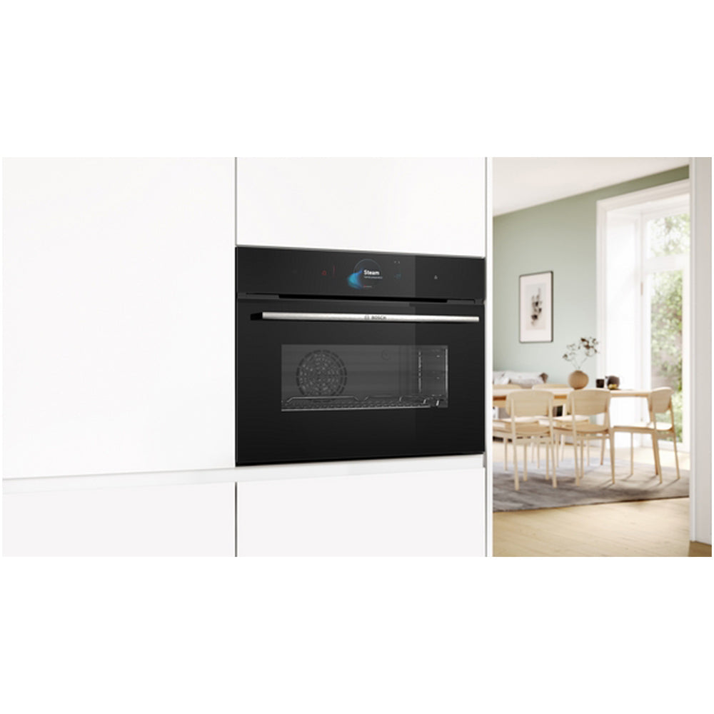 bosch-csg7584b1-series-8-47l-built-in-compact-oven-with-steam-function-black-a-rated-1178151567 Bosch CSG7584B1 Series 8 47L Built-in compact oven with Steam Function Black - A+ Rated - Image 7