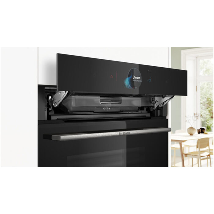 Bosch CSG7584B1 Series 8 47L Built-in compact oven with Steam Function Black - A+ Rated - Image 4