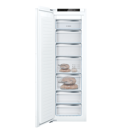 bosch-gin81vee0g-series-4-built-in-frost-free-freezer-white-1082391884 Bosch GIN81VEE0G Series 4 Built In Frost Free Freezer White - Image 1