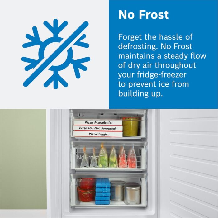 Bosch GSN36VWEPG Series 4 186cm High Freestanding Frost Free Upright Freezer White - Image 5