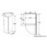Bosch GSN36VWEPG Series 4 186cm High Freestanding Frost Free Upright Freezer White - Image 6