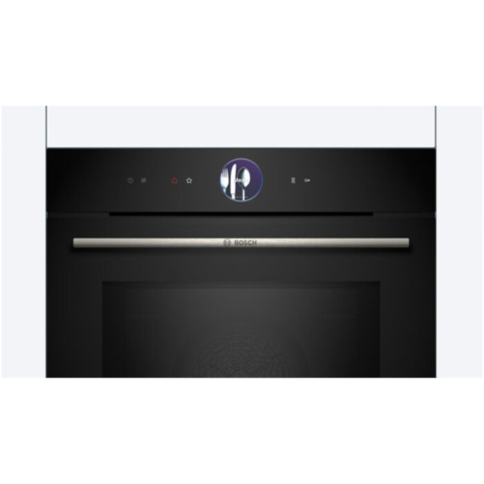 Bosch HMG7764B1B Series 8 Pyrolytic Electric Built in Single Oven with Microwave and Air Fry Function in Black - Image 4