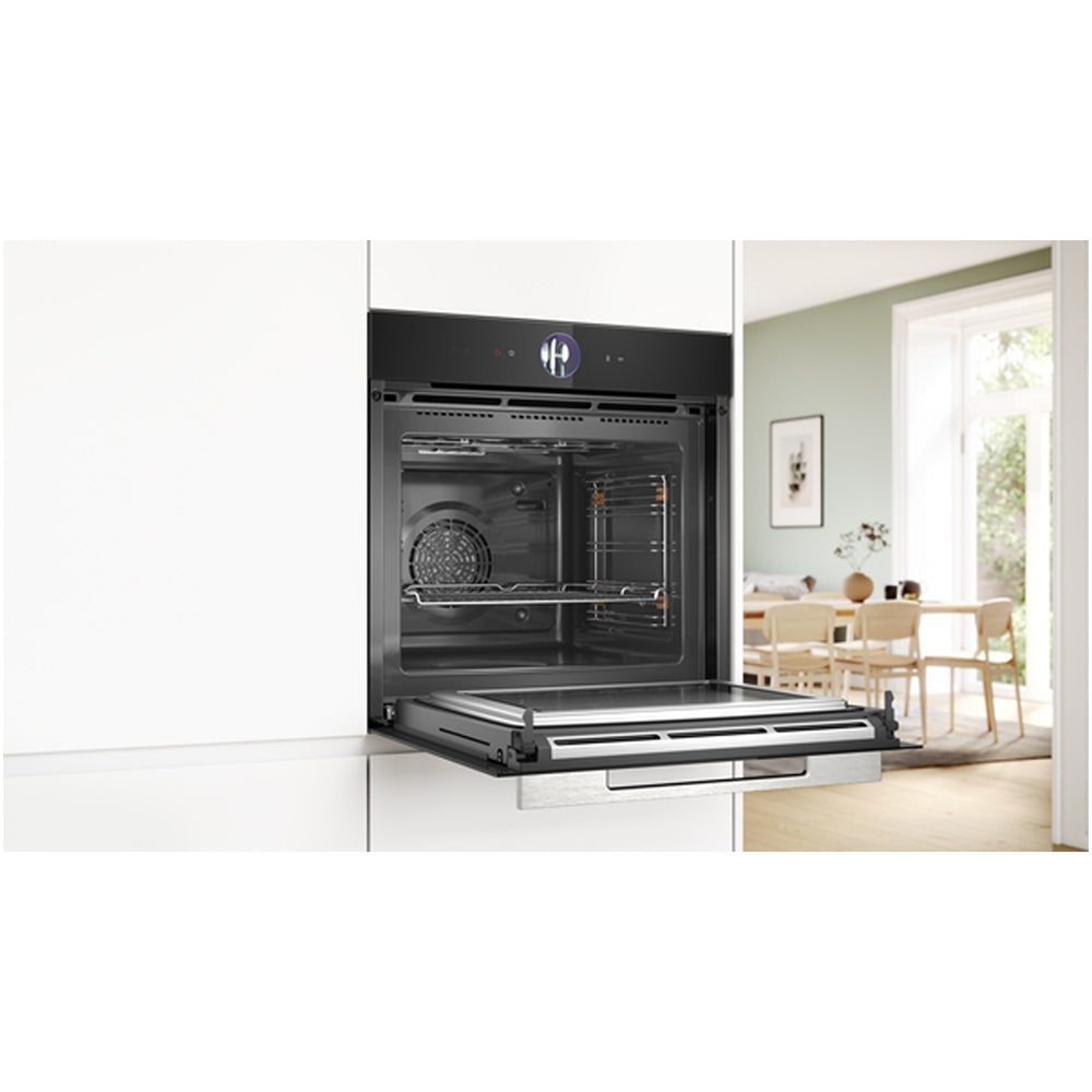 bosch-hmg7764b1b-series-8-pyrolytic-electric-built-in-single-oven-with-microwave-and-air-fry-function-in-black-1168119410 Bosch HMG7764B1B Series 8 Pyrolytic Electric Built in Single Oven with Microwave and Air Fry Function in Black - Image 5