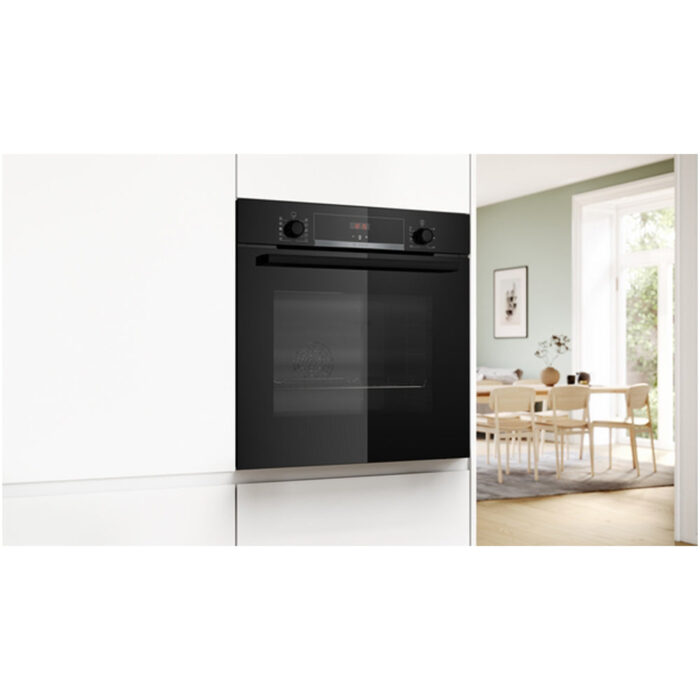 Bosch HQA534BB3B 60cm Series 8 Electric Built in Single Oven with Added Steam Function in Black - Image 7