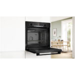 Bosch HQA534BB3B 60cm Series 8 Electric Built in Single Oven with Added Steam Function in Black - Image 6