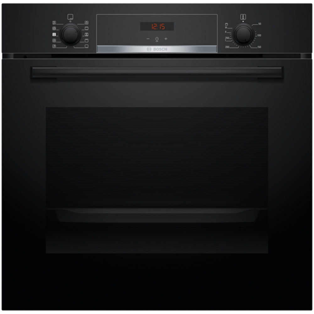 bosch-hqa534bb3b-60cm-series-8-electric-built-in-single-oven-with-added-steam-function-in-black-1168119377 Bosch HQA534BB3B 60cm Series 8 Electric Built in Single Oven with Added Steam Function in Black - Image 1